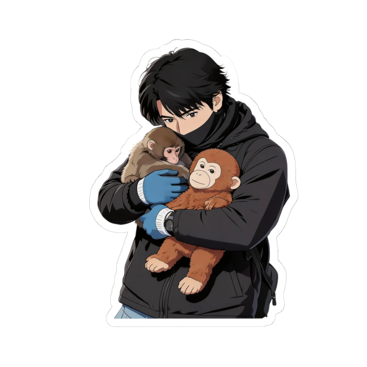 Punchplushy cradling ticker