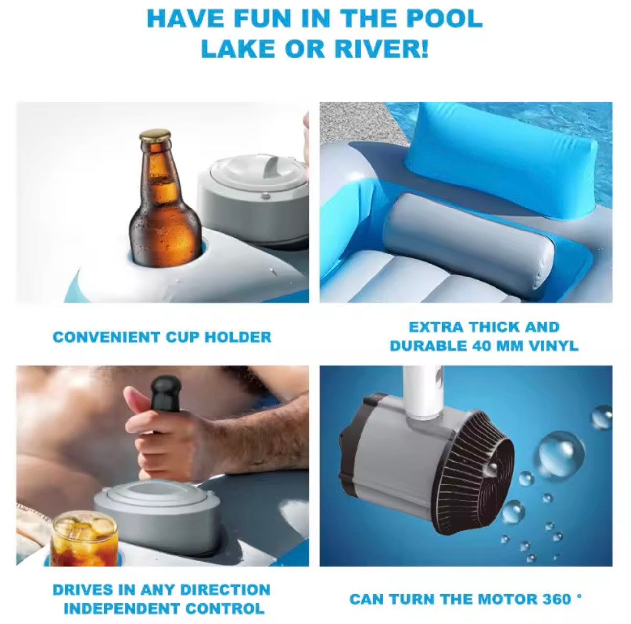 Motorized Pool Lounger