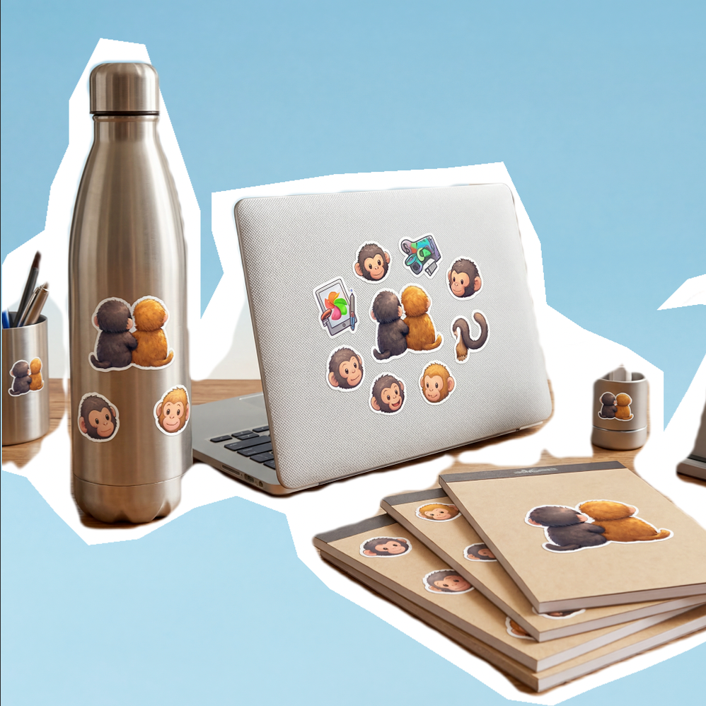 Punch&Momo Fuzzy Sticker