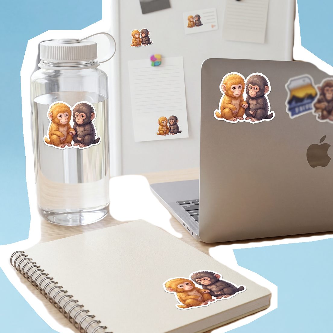 Punch&Momo Kiss-Cut Sticker